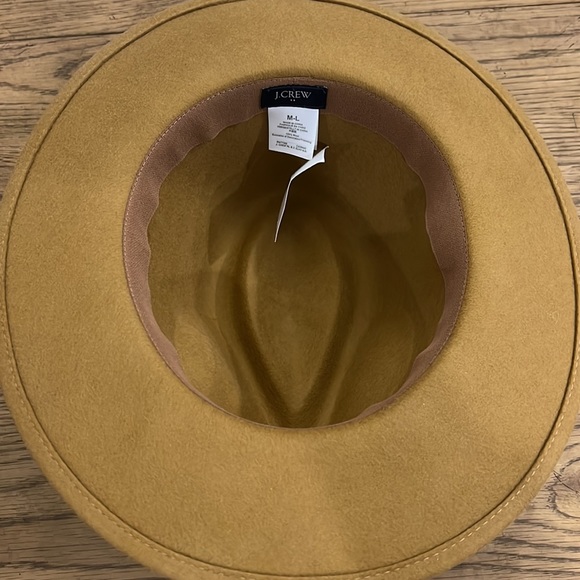 #12 NWT camel J.Crew hat M/L - Picture 3 of 4